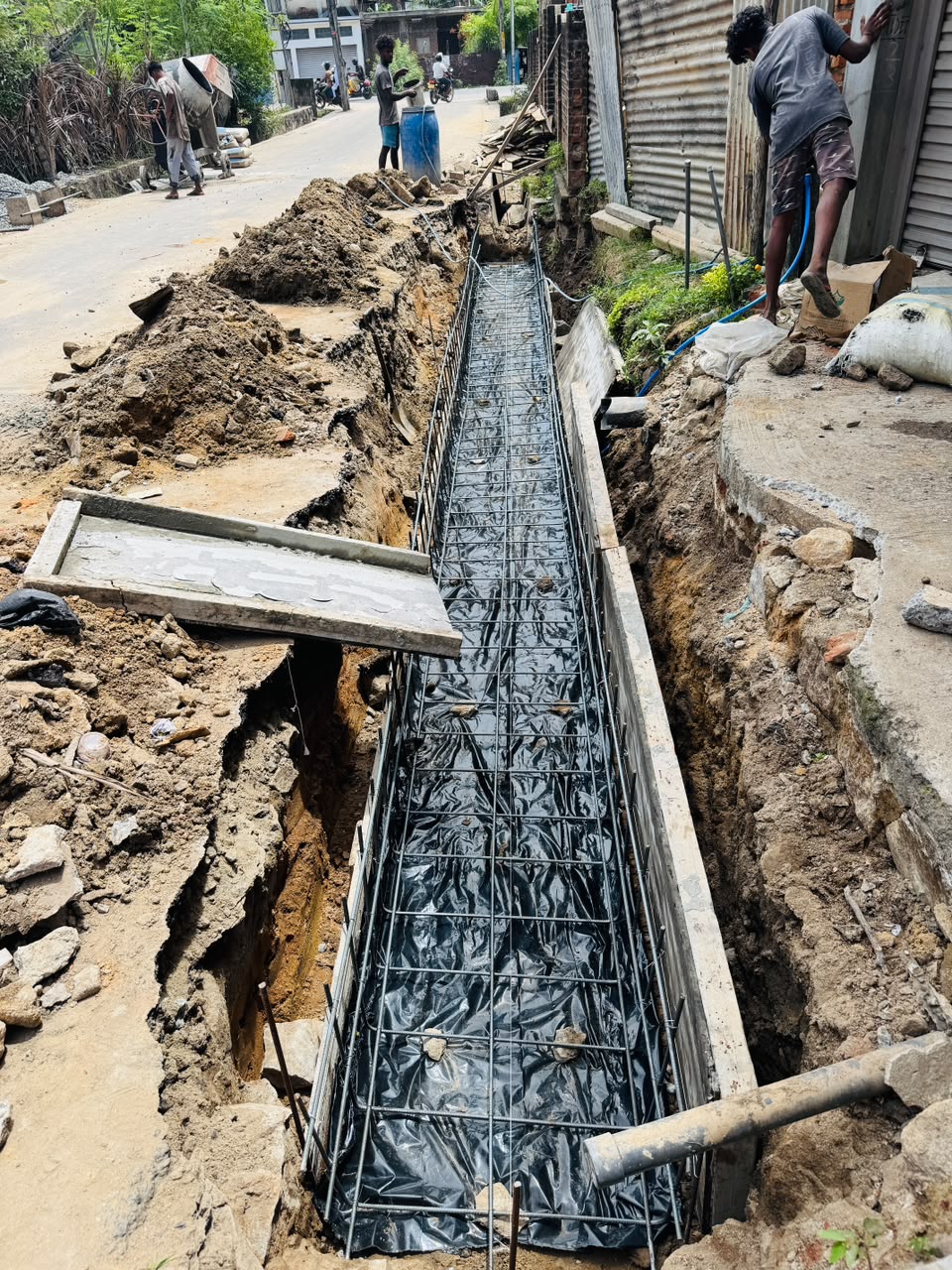Culvert and drainage works — view 2